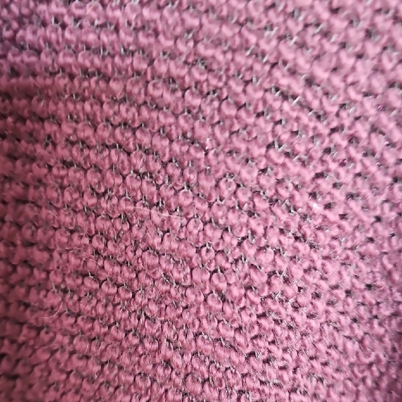 Members Mark Women's Cowl Neck Textured Burgundy Pullover Sweater Size XXL - Picture 6 of 8